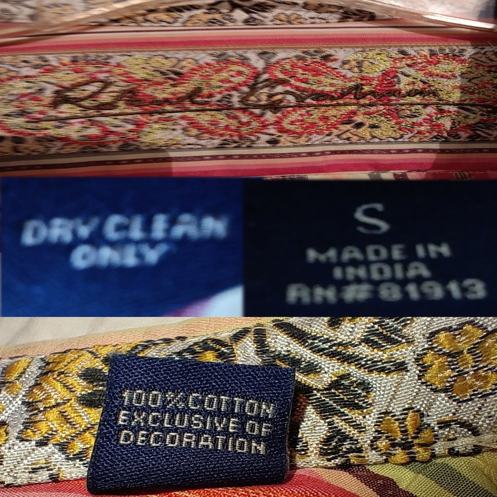 Robert Graham Multicolored Strips Size Small - image 6